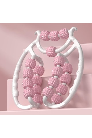Maoyaya 20 Pembe Renkli Suntek Kas Gevşetme Buzağı Masaj Silindiri Pembe
