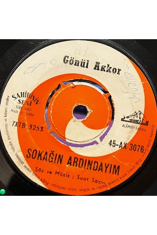 Gönül Akkor - Sokağın Ardındayım / Sen Aşk Nedir Bilmez Misin - Sahibinin Sesi 45'lik