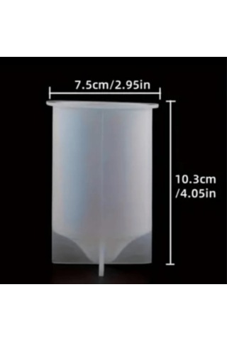 Silindir Mum Sevgililer Gününe Özel