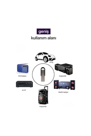 Araç Teyp Bluetooth Çevirici Usb Dönüştürücü