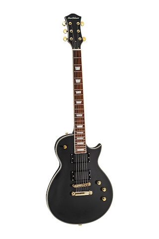 New Orleans Nlp 1000mx Çift Humbucker Siyah Les Paul Akçaağaç Elektro Gitar