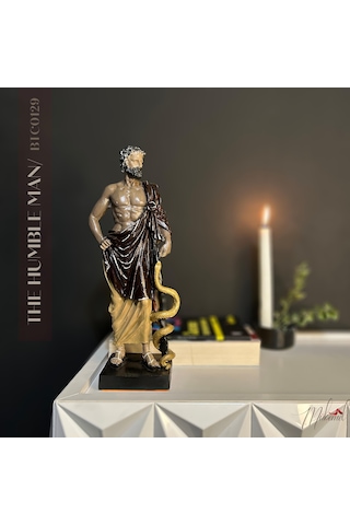 Mütevazi Adam Antik Dönem Heykeli Bilge Adam Büstü, Bilgi