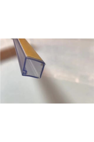 13 X12,5 Mm Şeffakapaklı Kablo Kanalı Yapışkan Bantlı 1mt Led İçin