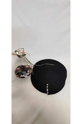 Kordon İpten Siyah 6lı Supla Takımı Siyah