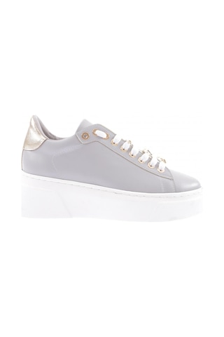 Dgn Es862 Kadin Kalin Taban Aksesuarli Sneakers Ayakkabi Gri