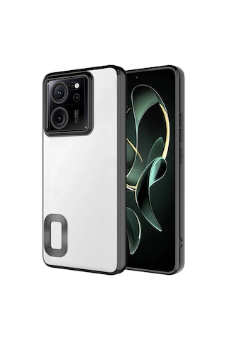 Goocamp Mi 13t Pro Kılıf Kamera Korumalı Logo Gösteren Omega Kapak - Sierra Mavi Sierra Mavi
