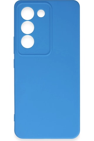 Gld-spt- Newface Vivo V30 Lite 4g Kılıf First Silikon - Mavi