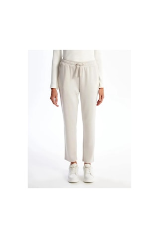 LC Waikiki Lcwaıkıkı Classic Bej Beli Lastikli Kadın Eşofman Altı Lıght Grey