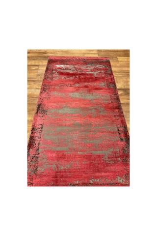 Palette Pa07c Bordo-antrasit Halı Çok Renkli