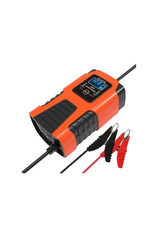 Yifomall "6v/12v Akıllı Şarj Cihazı - 3 Aşamalı Hızlı Şarj, Lcd Ekranlı, Çoklu Koruma Özellikli"