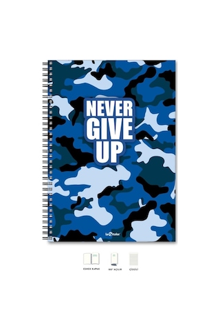 A4 Defter Çizgili 200 Syf Never Energy