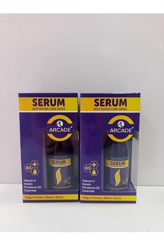 Saç Serum Deep Repair Care Series, Vitamin H Keratin Provitamin B5 Ceramide, 100 Ml, 2'li Set