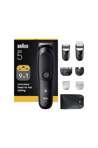 Braun Hepsi Bir Arada Series 5, 9 U 1 Arada Tıraş Kiti, Keskin Bıçak, Vücut Tıraşı Aıo5540