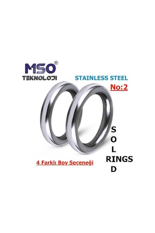 MSO Olta Balıkçılık Paslanmaz Çelik Solid Ring Halka Jig Asist