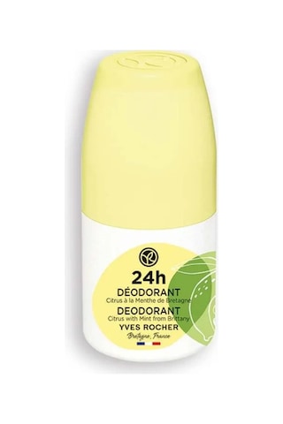 Yves Rocher 24H Organik Nane ve Limon Aromalı Kadın Roll-On Deodorant 50 ML