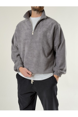 Cocopelli Erkek Gri Sweatshirt Coc2709 Gri
