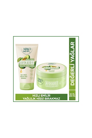 Arko Nem Besleyici Bakım Kremi Avokado 250+60 Ml