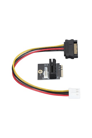 Yuntech01 M.2 Ngff Anahtar A/a+e/e'den Pcı-e 1x'e Dönüştürücü Adaptörü - 5v/12v Güç Kaynağı, Pcıe Kart Desteği, Çoklu İşletim Sistemi Desteği