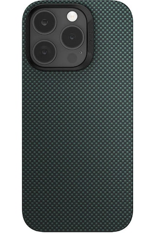 Apple iPhone 16 Pro Max Uyumlu Kılıf Magsafe Şarj Özellikli Benks Armortint Serisi Armorair Kevlar Yeşil