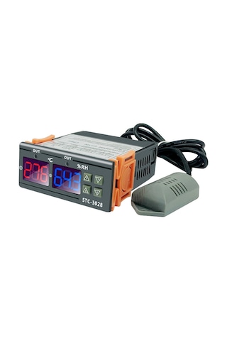 STC -3028 Isı Ve Nem Termostatı Çift Ekran 220v