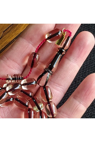 Ebu Sırr İmzalı Su Bagası 9x12 mm Katalin Kanayan Baga Tesbih