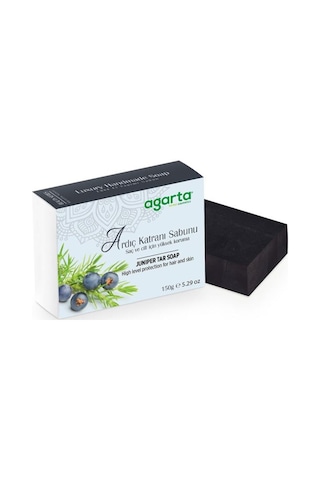 Agarta Doğal El Yapımı Ardıç Katranı Sabunu 150 Gr. Çiçek