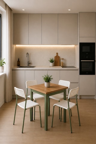 4'lü Mutfak Seti Mutfak Masa Ve Sandalye Seti Balkon Masası Cafe Seti, 5'li Bistro Masa & Sandalye Takımı Çam/yeşil-by
