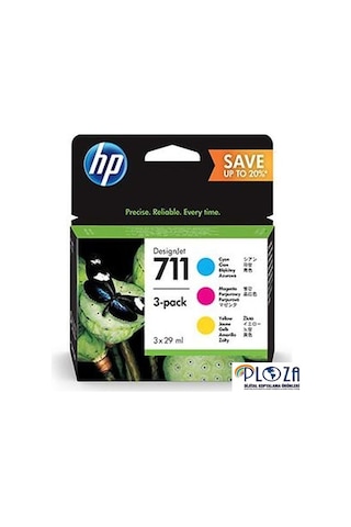 Hp 711 P2V32A Kartuş Renkli  Seti 2022