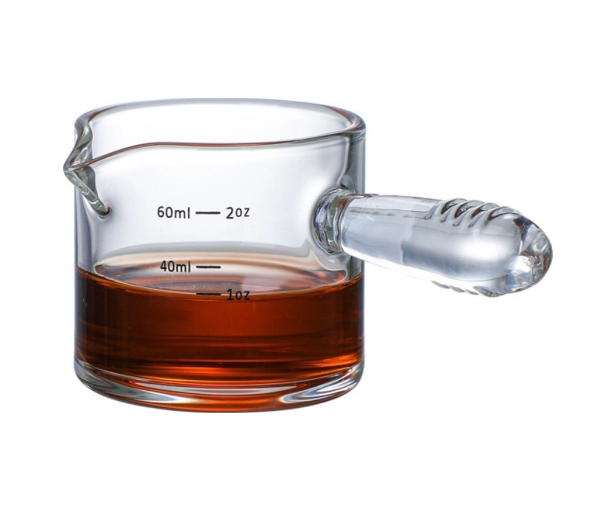 Espresso Kupa Ölçü Kabı Şeffaf 60ml Şeffaf Diğer