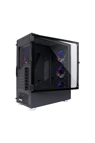 Rampage X-Horse 850 W 80+ 4x12 CM ARGB Fan Mid Tower Oyuncu Bilgisayar Kasası