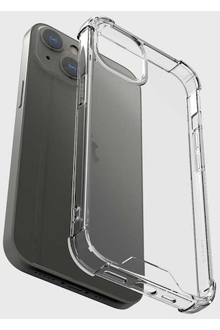 Apple Uyumlu iPhone 13 Mini Uyumlu Zore Nitro Anti Shock Silikon-renksiz Renksiz -