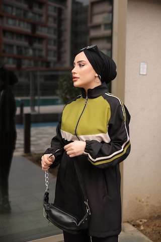 Tesettür Eşofman Takımı Fermuarlı Ikili Takımı Siyah 479 Siyah