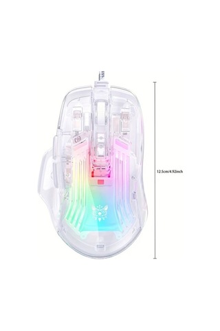 Besthome1 Onıkuma Beyaz Mekanik Faret - Sessiz Optik Sensör, Ergonomik Tasarım -