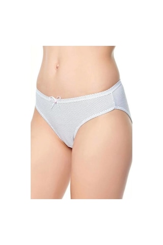 Tutku Kadın Küçük Puantiyeli Bikini Külot 6'Lı Paket-Standart Çok Renkli