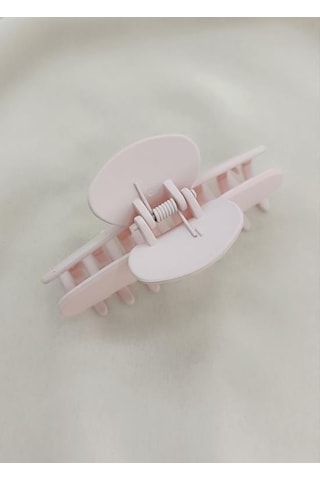Toka Saç Aksesuarı 9 Cm İthal Ürün Mandal Saç Tokası Renk Açık Pembe 09419134