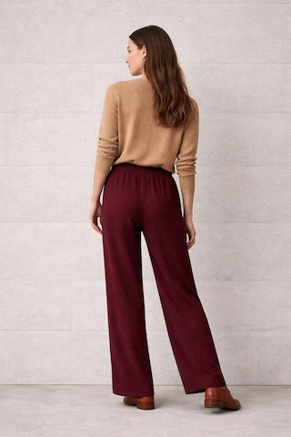 Ivoire Wear Kadın Beli Lastikli Bürümcük Pantolon Bordo