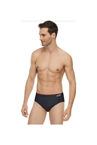 Tutku Elit Erkek Siyah Kemerli Elestan Slip Karışık Renkler 6lı Paket Siyah