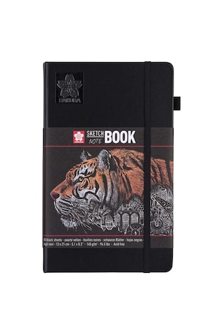 Sakura Sketch Book Siyah Kağıt 140 G 80 Yaprak 13 x 21 CM