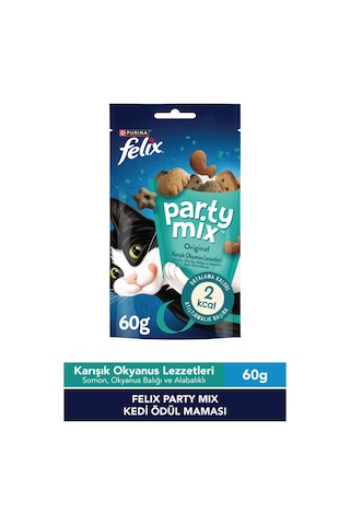 Felix Party Mix Karışık Okyanus Lezzetleri Kedi Ödül Maması