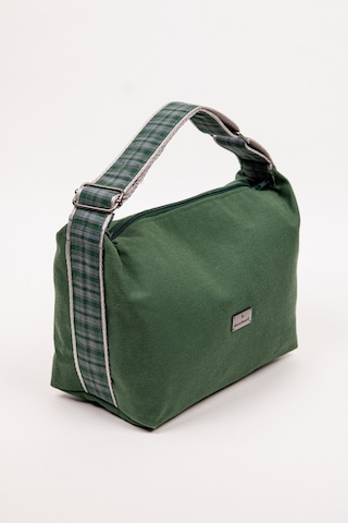 Fabric Craft Bag El Çantası Duck Kumaş Yeşil Ayarlanabilir Askılı Haki