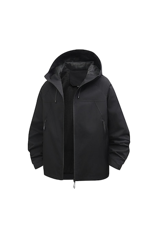 Erkek Seyahat Ceketi Siyah Siyah