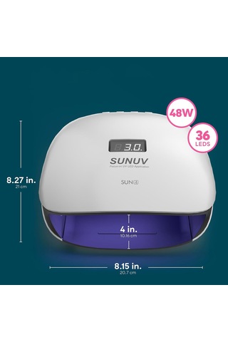 Sunuv Sun4 Manikür Tırnak Kurutucu Uv Led Lamba Beyaz 48w