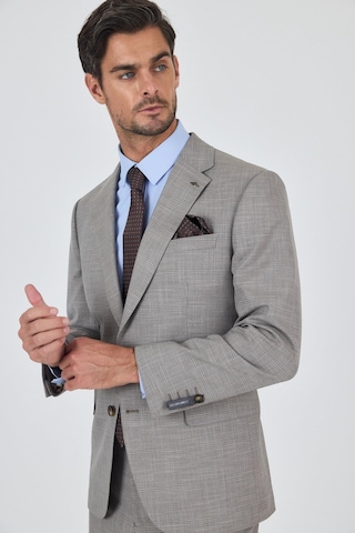 İmza Bej Mono Yaka Esnek 4 Drop Comfort Fit Classic Takım Elbise 1001250159 Bej