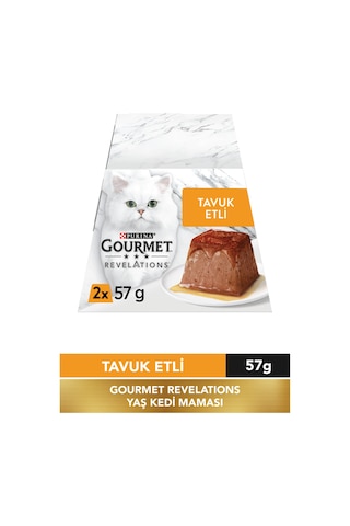 Gourmet Revelations Tavuklu Kedi Yaş Maması 2x57gr