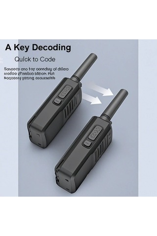 Yunboo T1 Profesyonel 16 Kanallı Şarj Edilebilir El Telsizi - 400-470mhz Fm İki Yönlü İletişim