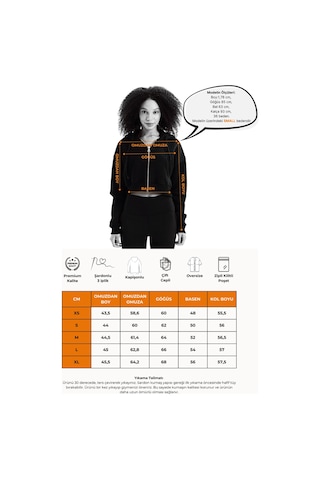 Justever Crop Kapüşonlu Fermuarlı Kanguru Cepli Şardonlu Hoodie Kırmızı Kadın Sweatshirt - Lumen Kırmızı