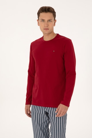 U.s. Polo Assn. Erkek Bordo Pijama Takım 50318612-vr014 Bordo