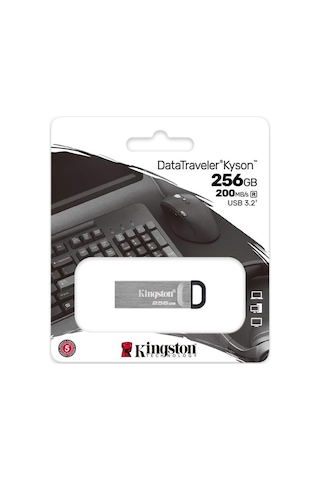 Kingston 256gb Dt Kyson Usb 3.2 Gen1 Dtkn/256gb