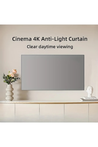 Willowhaven 2024 Premium Fiberglass Ev Sineması 4k Hd Katlanır Projektör Perdesi