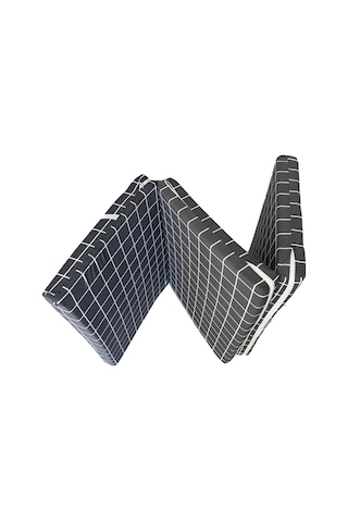 Vip Katlanır Yer Yatağı 8 Cm Kalın Sünger Yatak 80x180x8 Cm-gri Pano